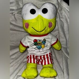SOLD Sanrio Friends Keroppi Build-A-Bear Exclusive Plush + Outfit NWOT